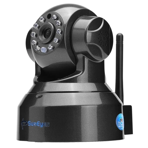 

SunEyes SP-T01EWP P2P Plug and Play Wireless IP Camera With TF/Micro SD Memory Card Slot Free for Iphone Android App Software
