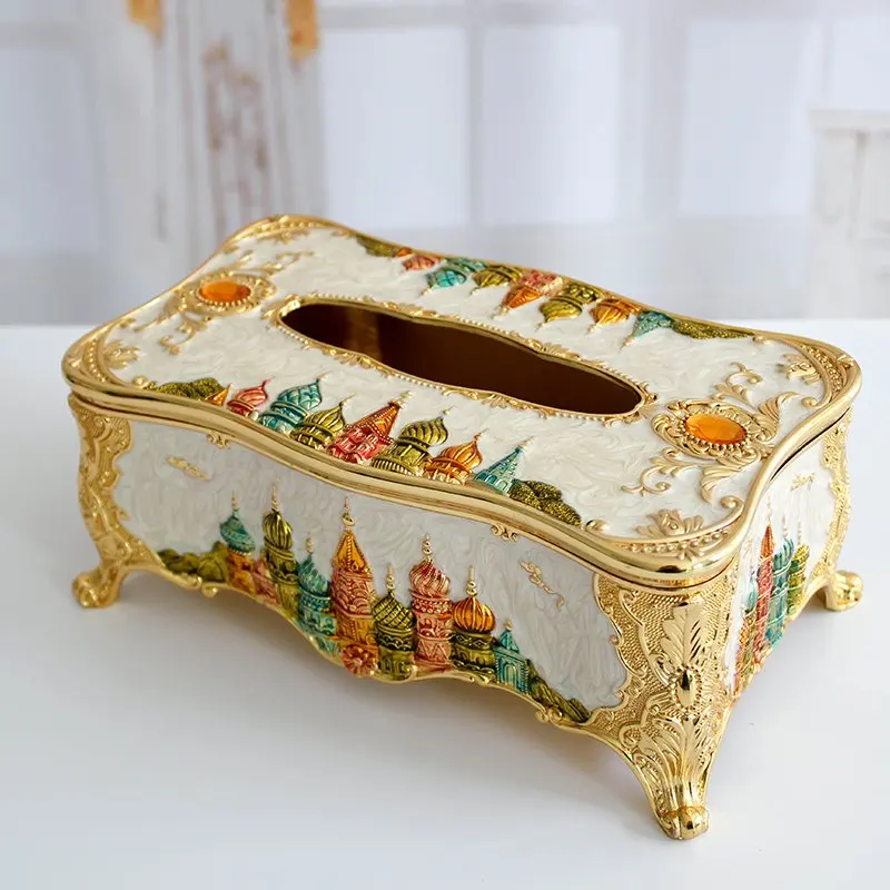 Russian wedding Home Furnishing enamel paper boxes European box box