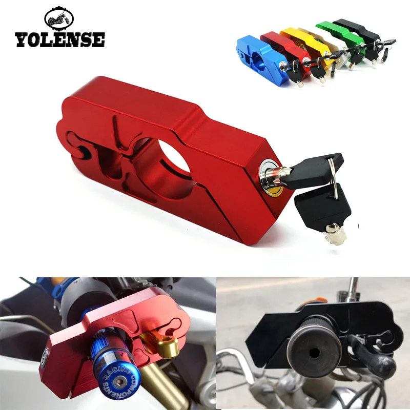 

For Ducati Monster 1200 1100 1200S 796 695 Motorcycle Handlebar Lock Brake Clutch Security Safety Theft Protection Scooter Locks