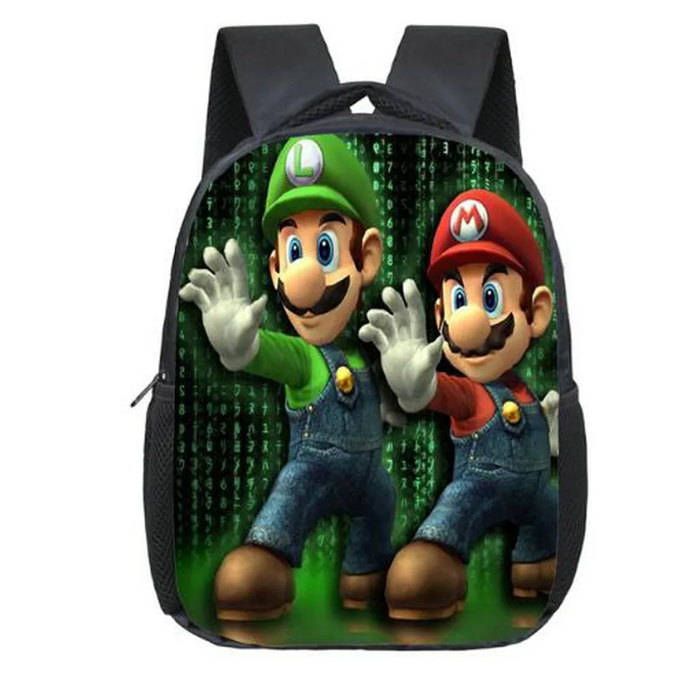 12 дюймов Super Mario Bros Sonic Boom Hedgehogs школьные сумки для детского сада книг малышей