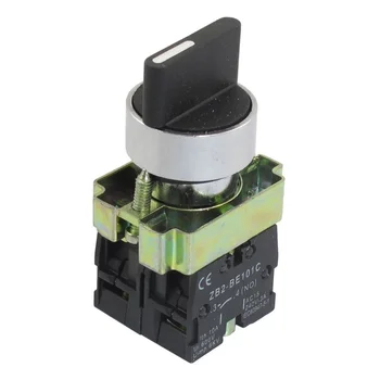 

22mm Latching 2 NO 3-Position Rotary Selector Select Switch ZB2-BE101C Black