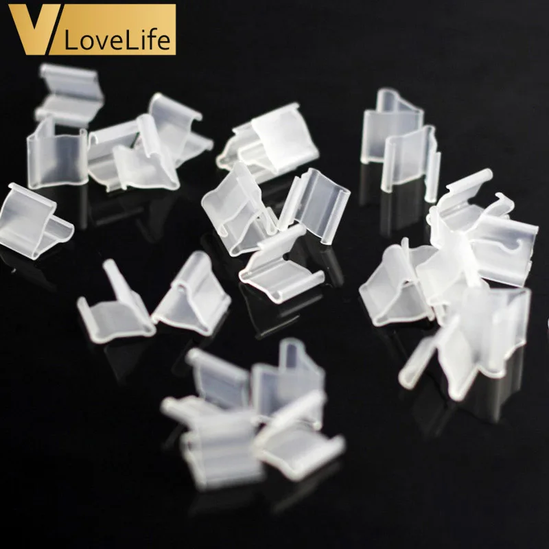 

50PCS /Lot Mini "V" Shape Balloons Sealing Clip Balloon Buttons Clips Wedding/Birthday/Christmas Party Decoration Supplies
