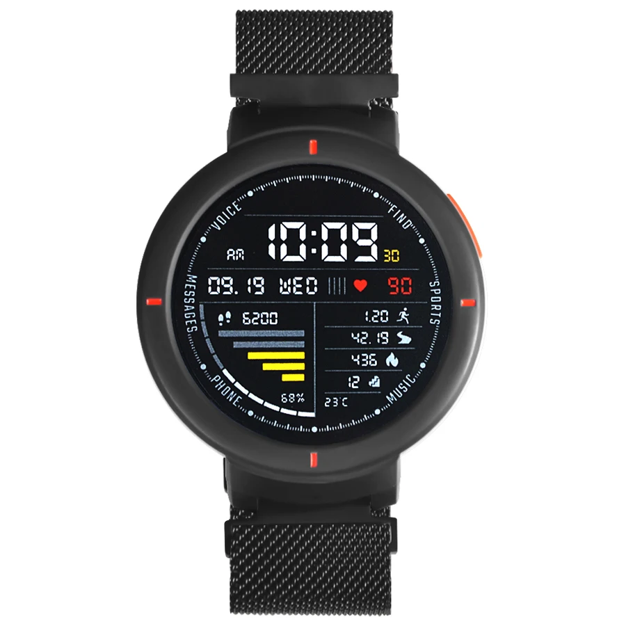 Миланская петля ремешок для часов для Xiaomi Huami Amazfit Verge 3 Магнитный адсорбционный металлический браслет для Amazfit Verge 3