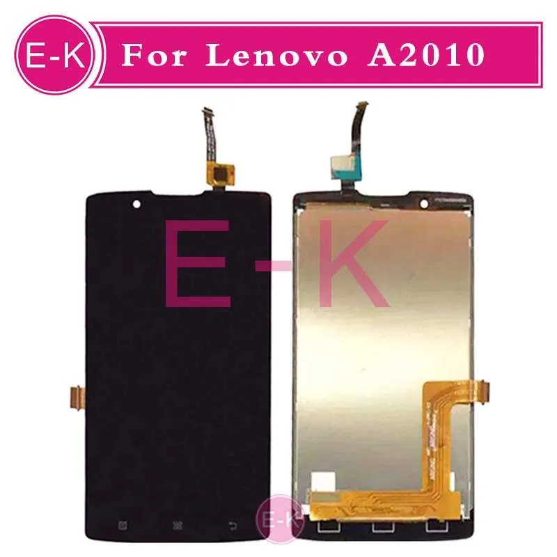 

DHL EMS 20pcs/lot High quality 4.5" For Lenovo A2010 LCD Display + Touch Screen Digitizer Assembly Replacement Free Shipping