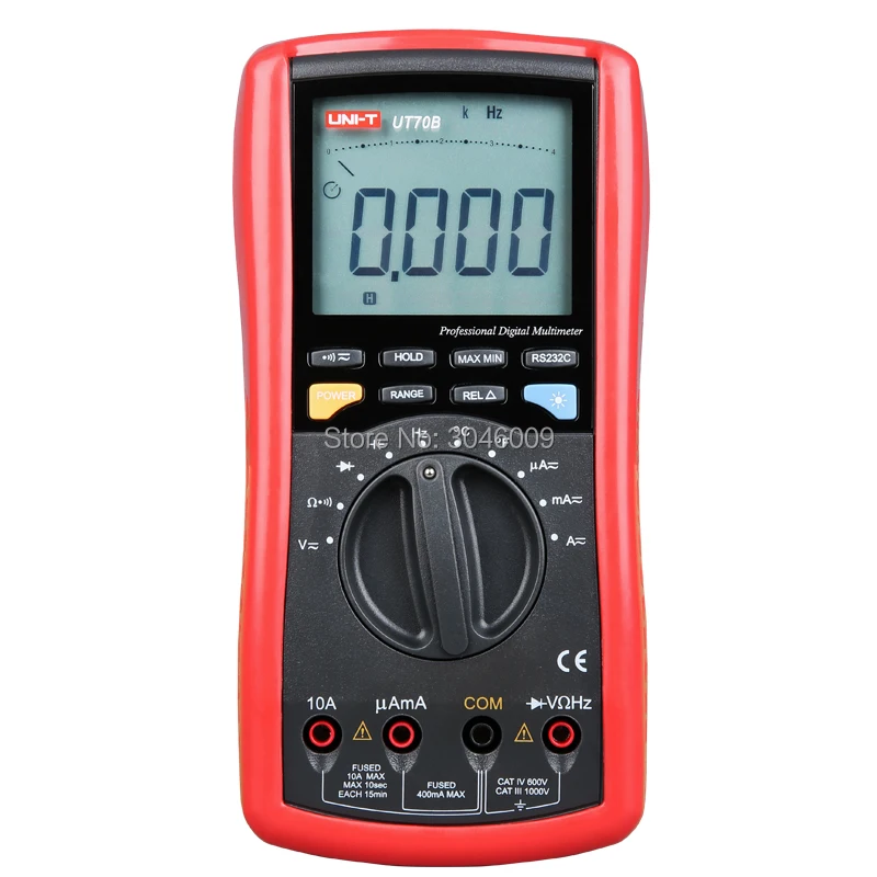 UNI T UT70B Цифровые мультиметры Autoranging температурный тест аналоговый указатель