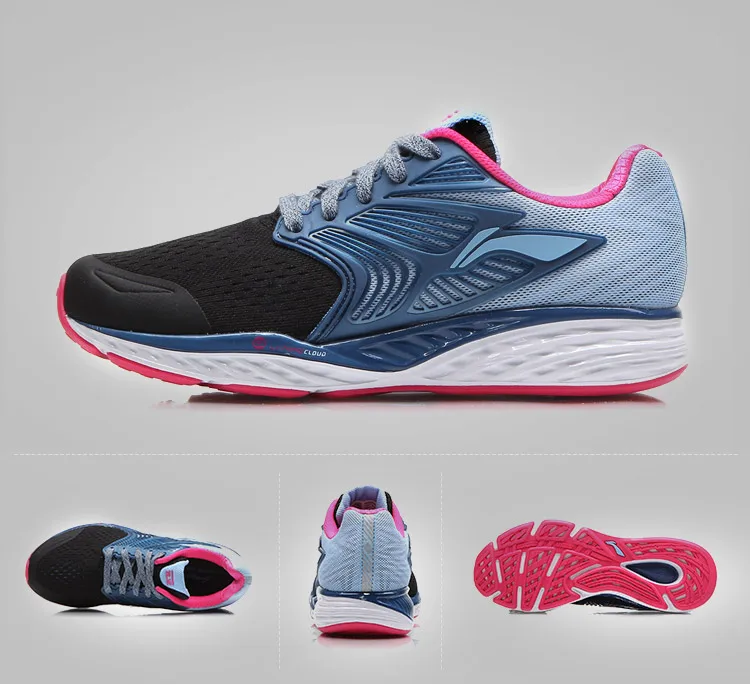Распродажа) Li-Ning женские кроссовки для бега LN CLOUD IV PLUS, амортизирующие дышащие кроссовки с подкладкой, спортивная обувь ARHM026 XYP541