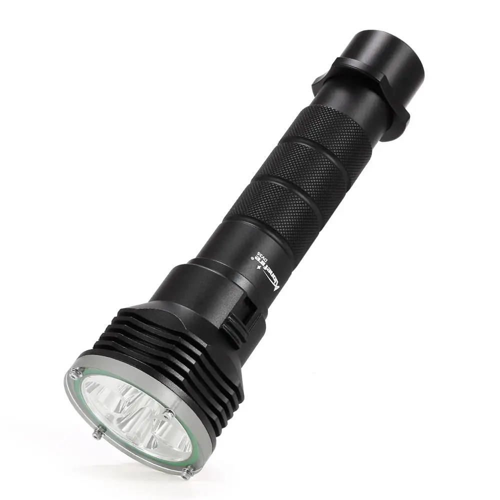 AloneFire DV35 подводный светильник для дайвинга 5 x cree XM-L L2 светодиодный 26650 фонарь светильник водонепроницаемый яркий светодиодный фонарь