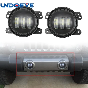 

2pcs 4 Inch 30w Led Fog Lights Len Projector for Jeep Tractor Boat Led Fog Lamps Bulb Auto Led Headlight Driving Offroad Lamp