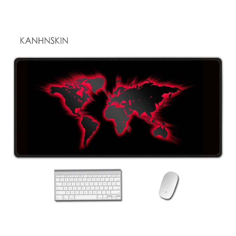  High speed new world map gaming mouse pad 90x40cm edge locking mousepads for cs go world of tanks d