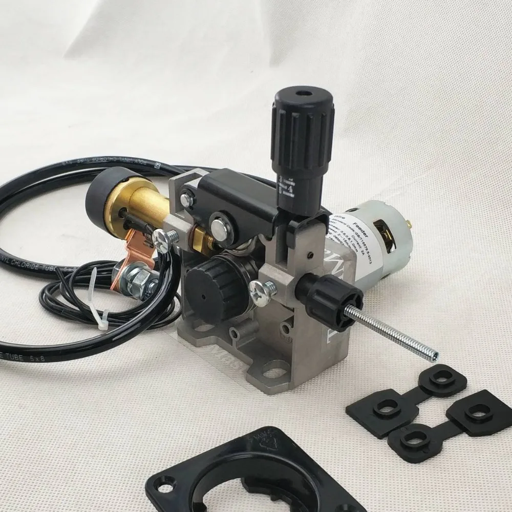 Beste DC24V 0.8 1.0mm SSJ 29A Draadaanvoer Montage Draad Feeder Motor MIG MAG Lassen Machine Lasser Euro Connector MIG 160 Draad Feeder