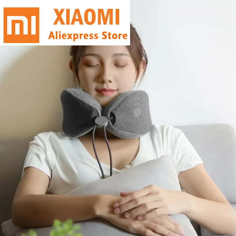 

Xiaomi Mijia LF Neck Massage Pillow Neck Relax Muscle Therapy Massager Sleep pillow for office/home and travel For Birthday Gift