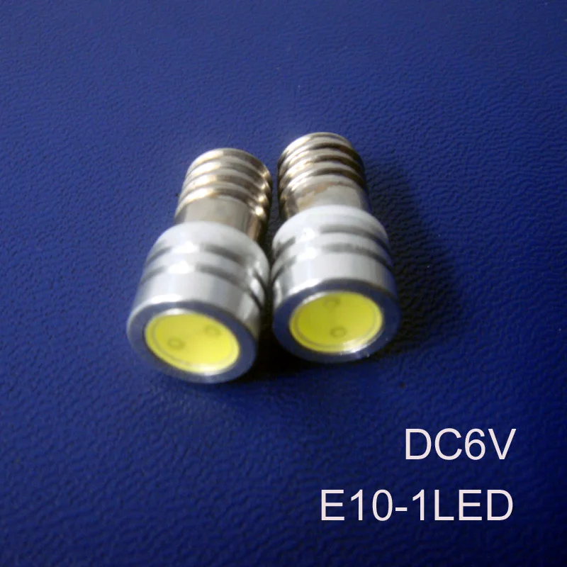 Высокое качество 6 в E10 светодиод приборная лампа 3 В свет led 1 Вт бесплатная