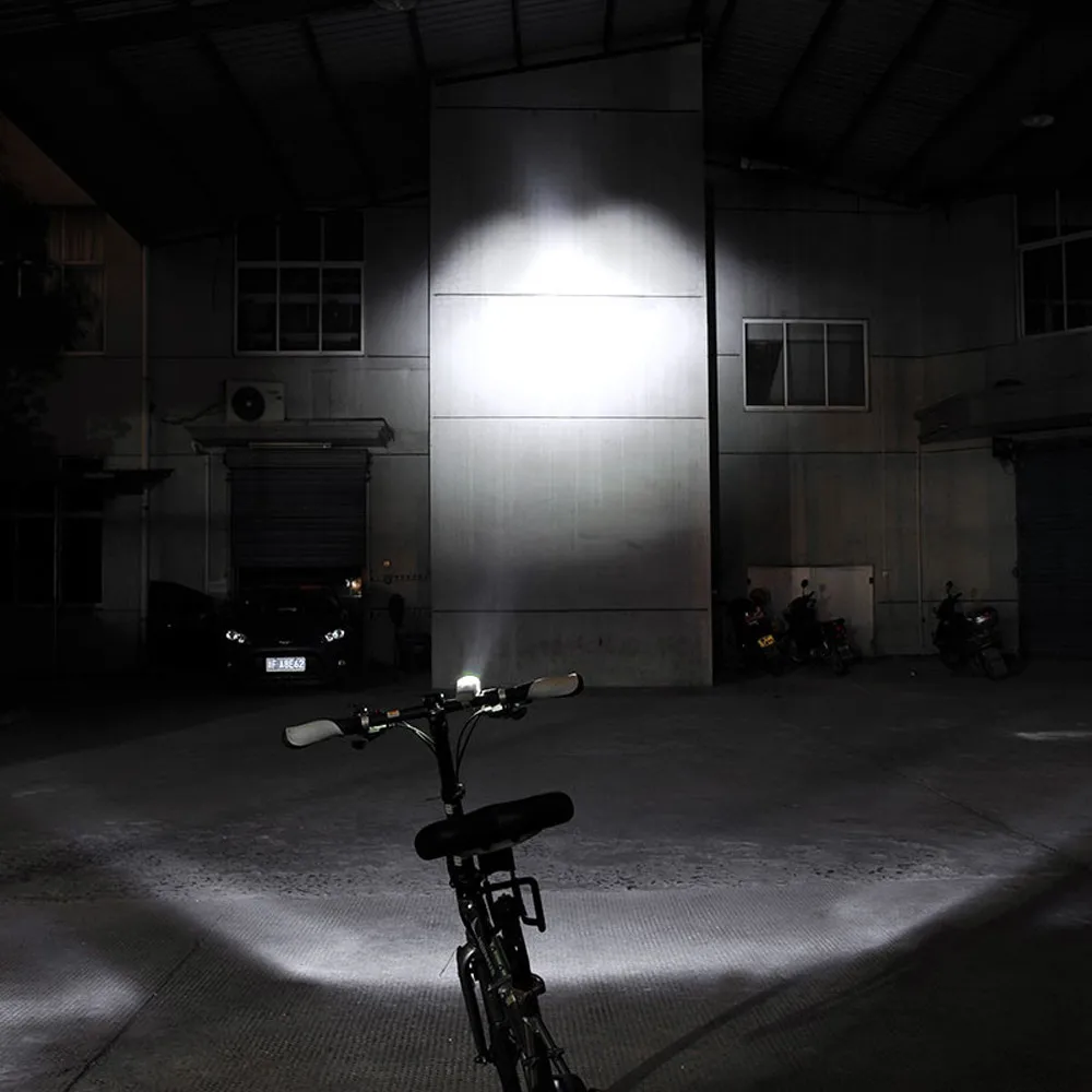 Excellent COB LED Bicycle Bike Light Front Rear Tail Helmet Flashlight Lamp 6 Modes flashlight Cycling Waterproof Torch Bike Headlight 4