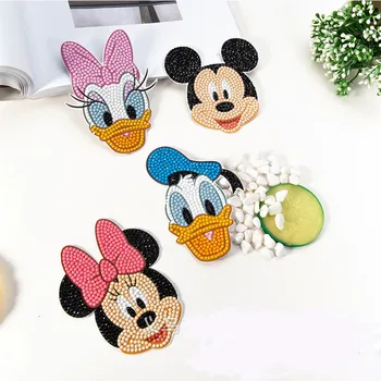 

New DIY Diamond Painting Cartoon Princess Diamond Painting Child Round Diamond Sticker Double-sided Transparent Canvas