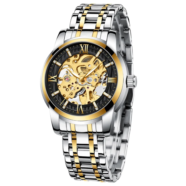 

MEGALITH Luxury Watch Men Hot Sale Fashion Mechanical Stainless Steel Waterproof Business Men Mechanical 2019 Relogio Masculino