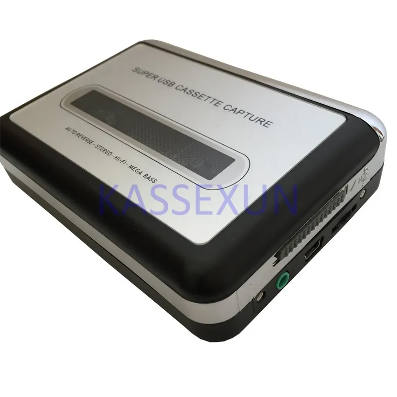 USB2.0 Audio cassette converter convert old cassette tape audio to MP3 digital format for comuter win mac linux os
