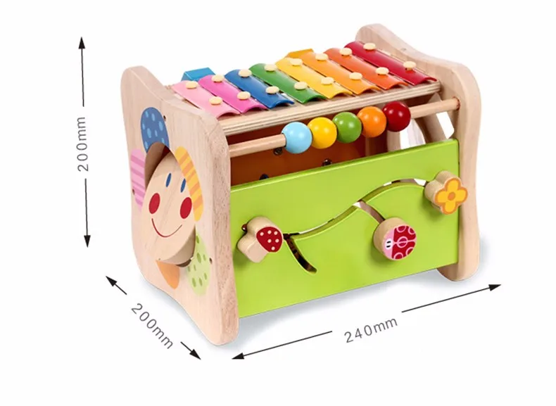 Деревянные музыкальные игрушки игровая деятельность куб с ксилофоном подарок на день рождения детские образовательные игрушки над каждой семьей игрушки PUZ puzzl