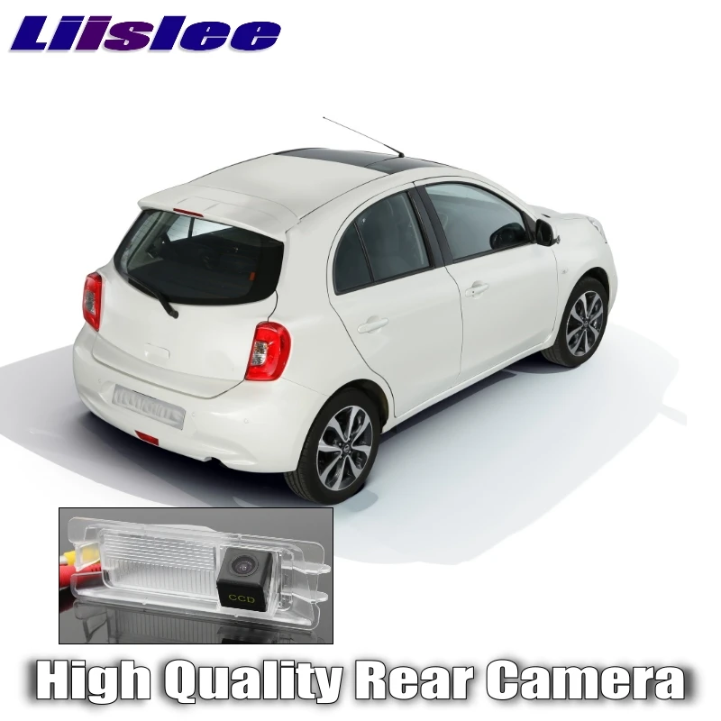 Liislee Car Camera For Nissan Micra  March High Quality Rear View Back Up Camera For Friends Use  CCD + RCA