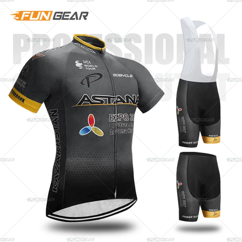 Ropa de Ciclismo para hombre, Ropa de bicicleta de verano, Ropa de bicicleta Anti-UV transpirable, conjuntos de Jersey de Ciclismo de manga corta