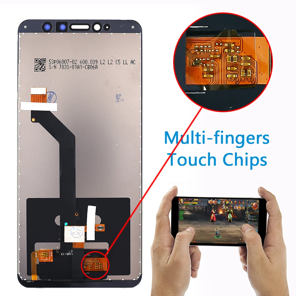 IPS ЖК дисплей для Xiaomi Redmi S2 кодирующий преобразователь сенсорного экрана в сборе