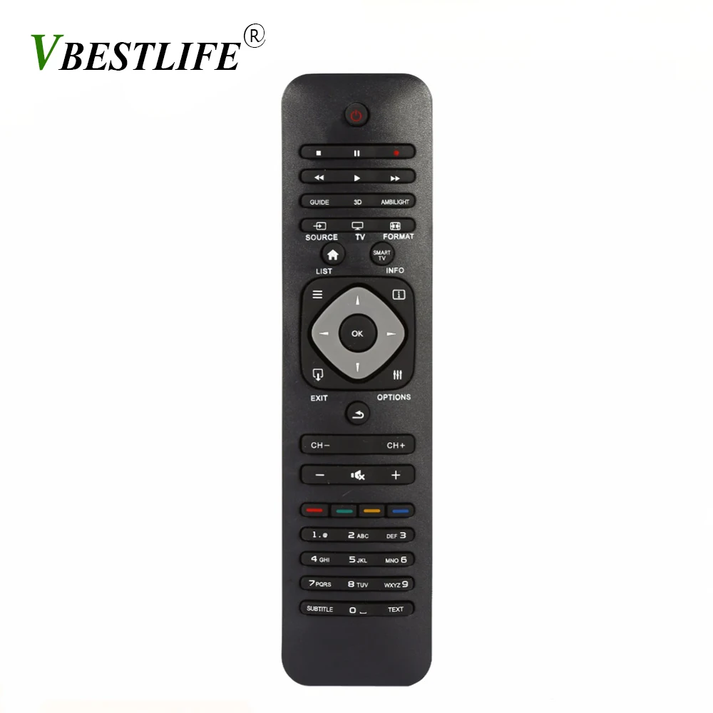 Универсальный умный ИК пульт дистанционного управления VBESTLIFE для Philips LCD/LED 3D Smart TV