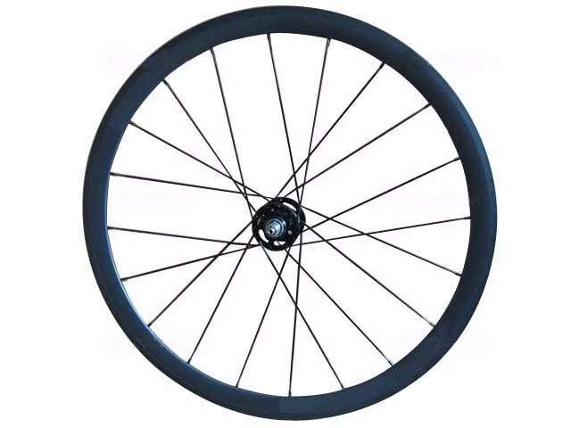 23mm wide U Shape 38mm Clincher carbon track wheels carbon fixed gear wheelset 2