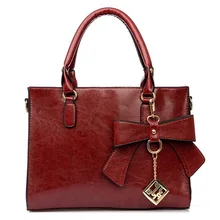 New Women Leather Handbags Bow Female Shoulder Bag Briefcases Bolsas Femininas Neverfull Bolsa Sac A Main Femme De Marque 2016