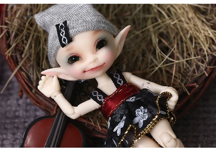 Realpuki Papilio сказочная FL BJD кукла 1/13 розовая улыбка эльфы Игрушки для девочек крошечные полимерные шарнирные куклы