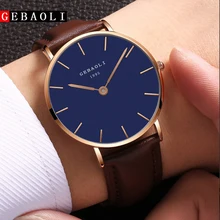 Fashion Men Watch Ultra Thin Black Dial Leather Strap Top Brand Luxury Quartz Casual Male WristWatches Sport Clock reloj hombre Fashion Men Watch Ultra Thin Black Dial Leather Strap Top Brand Luxury Quartz Casual Male WristWatches Sport Clock reloj hombre