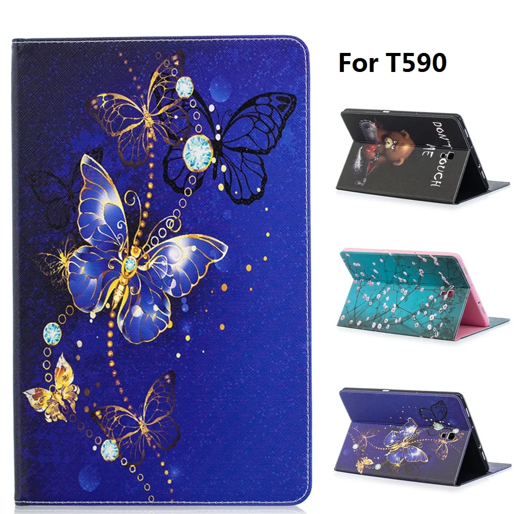 

Cartoon Animals Pattern Tablet Case For Samsung Galaxy Tab A 10.5 2018 SM T590 T595 T597 Tablet Cover Case