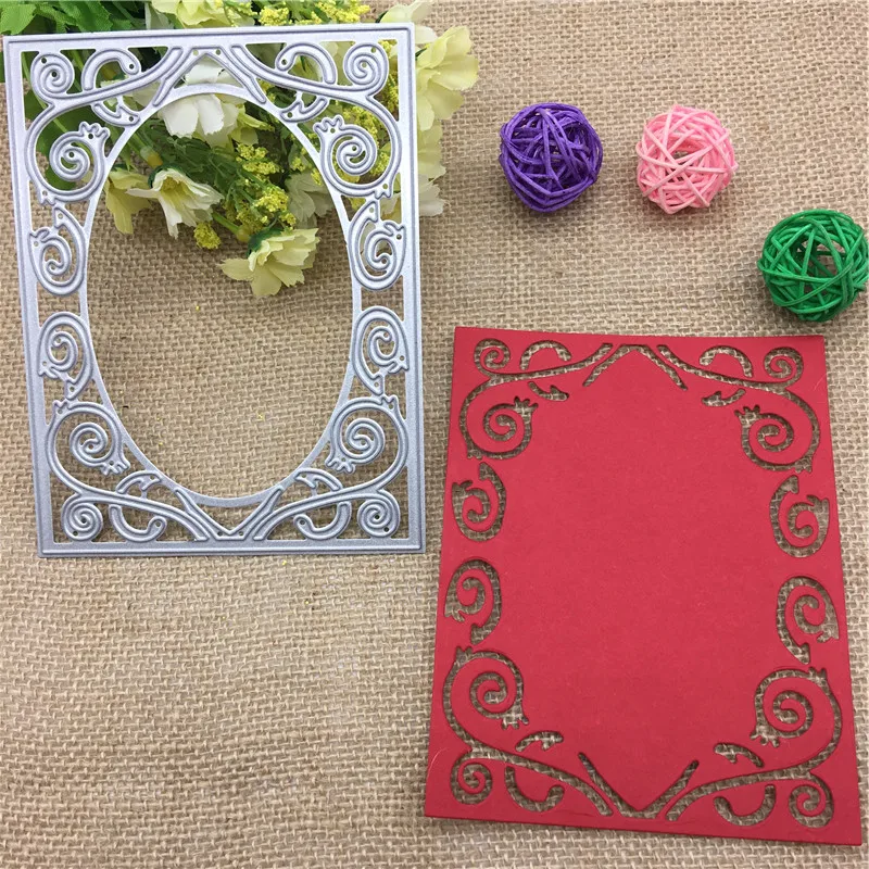 

Oval Squre Metal Cutting Dies Stencil For DIY Scrapbooking Decorative Craft Photo Album Embossing Folder Paper Crad