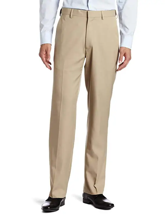 Мужской приталенный костюм с плоской передней частью, отдельные брюки, Формальные Свадебные деловые прямые мужские брюки цвета хаки, тонкие офисные модельные брюки