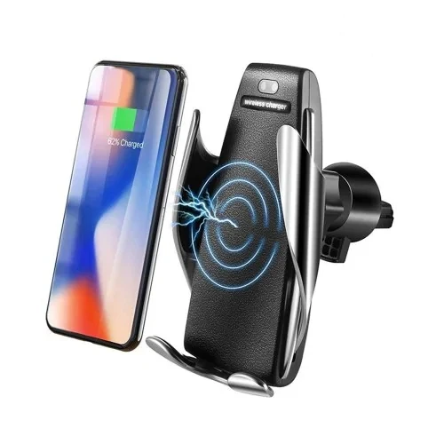 

10W Wireless Fast Car Charger Carr S5 Automatic Clamping Fast Charging Phone Holder Mount in Car for iPhone X XS Huawei