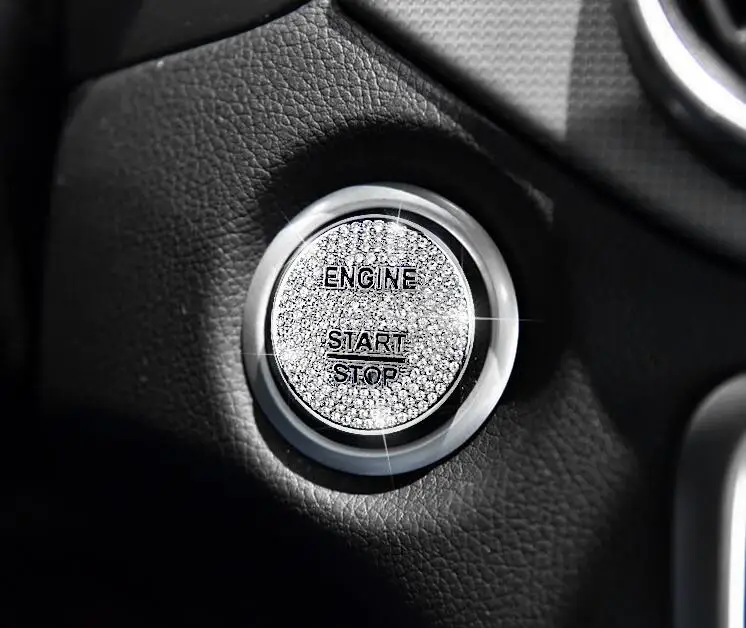 car engine start sticker for Mercedes Benz GLC C Class W205 car sticker (4)