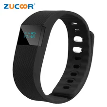 Bluetooth ЖК-дисплей Smart Band TW64 часы браслет Водонепроницаемый SmartBand Фитнес трекер PK miband для IOS Android-смартфон