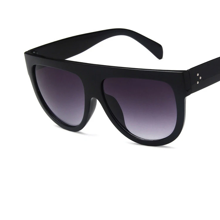 Классические солнцезащитные очки кошачий глаз, Женские винтажные негабаритные градиентные солнцезащитные очки, женские роскошные дизайнерские солнцезащитные очки - Цвет линз: 2