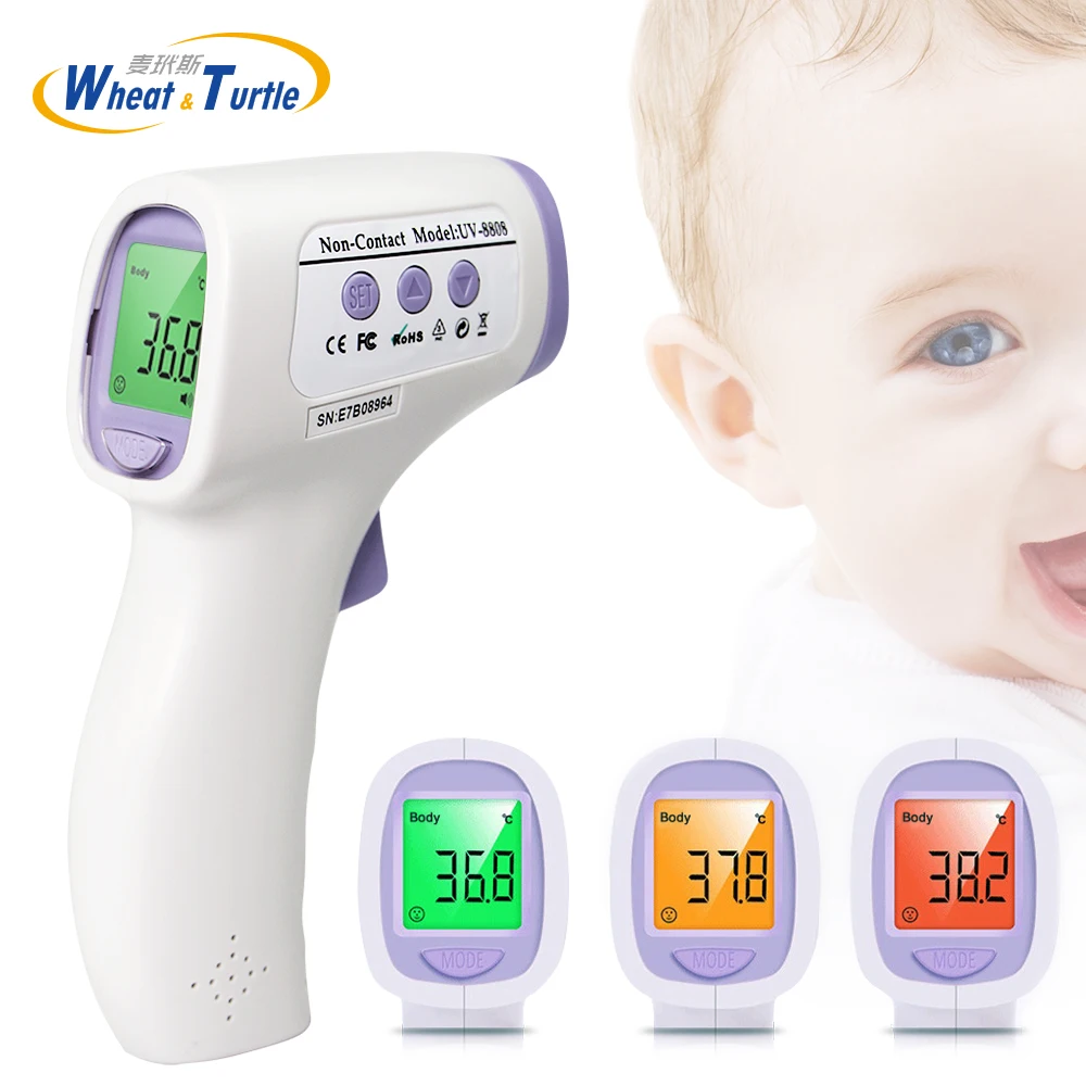 

Mother Kids Baby Care Digital Baby Thermometer Non-contact Infrared Lcd Backlight Electronic Thermometer Kids Fever Monitor Tool