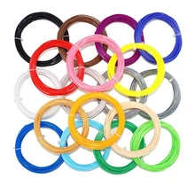 10 метров 20 цветов случайный цвет 1,75 мм PLA нити материалы для 3D печати ручки 3D ручки