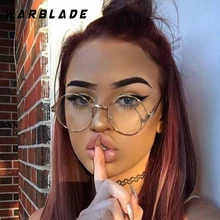 Warblade круглые очки nerd, прозрачные линзы, унисекс, Золотая круглая металлическая оправа, очки, оптическая оправа для мужчин и женщин, оправа для очков, поддельные очки