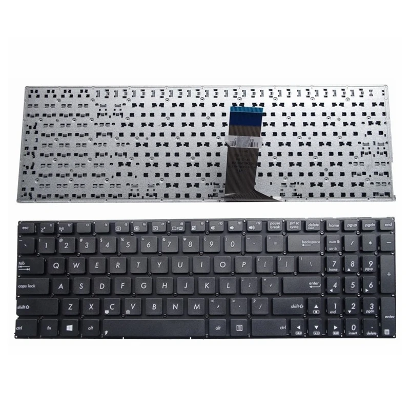  YALUZU US laptop keyboard FOR ASUS F555 F555L F555LA F555LB F555LC F555LD F555LJ BLACK
