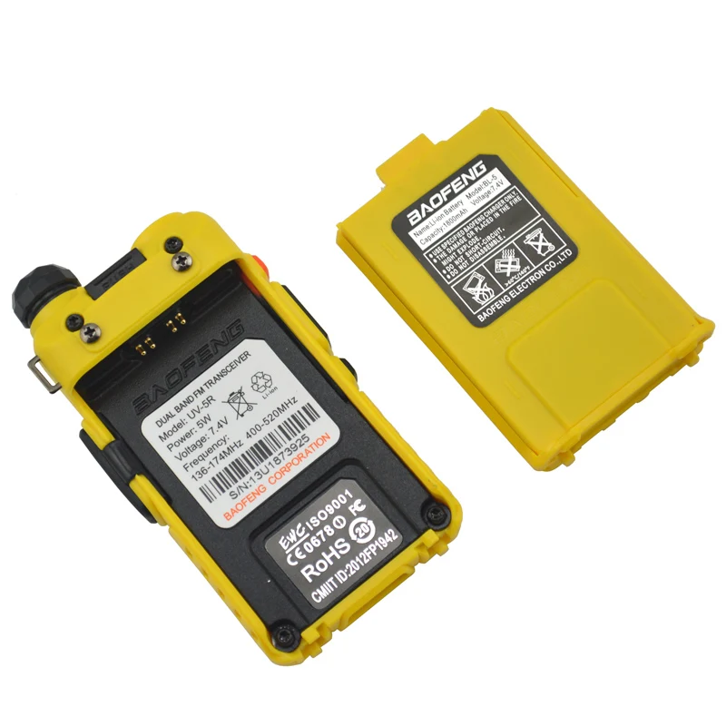 Wholesale Price o24Ow BAOFENG UV 5R Dual Band VHF/UHF 136 174 MHz & 400 520 MHz FM Portable Two way radio handheld Walkie talkie 5r BF UV5R