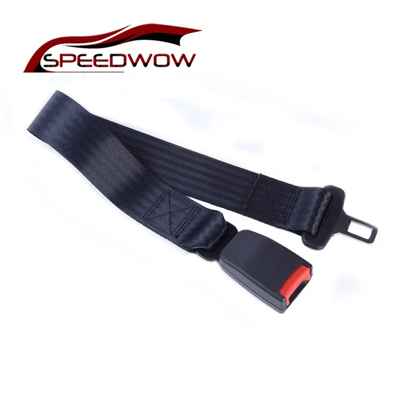 SPEEDWOW 70 см автомобильный ремень безопасности удлинитель удлиненный черный ремень пряжка автомобильного ремня безопасности расширитель ремень безопасности