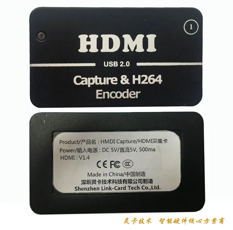  Mini HD Portatile USB 2.0 Porta HDMI 1080 p 60fps Monitor Scheda di Acquisizione Video per Windows7