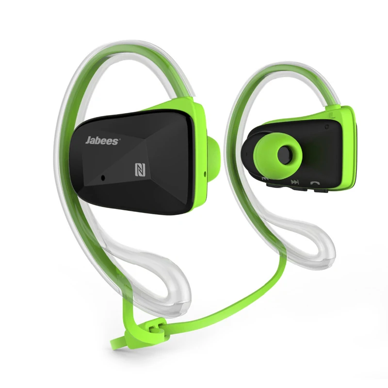Bluetooth наушники Jabees BSport беспроводная гарнитура водонепроницаемые NFC спортивные с
