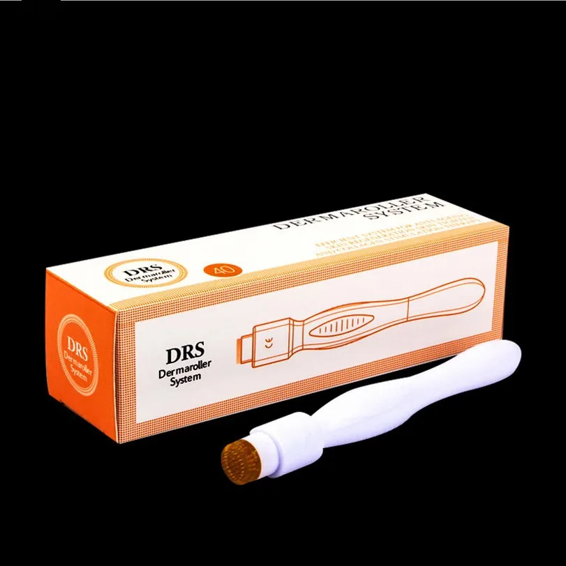 Прямые вставки DRS микро иглы Дерма рулон титана мезороллер микроиглы dr ручка машина для ухода за кожей и тела