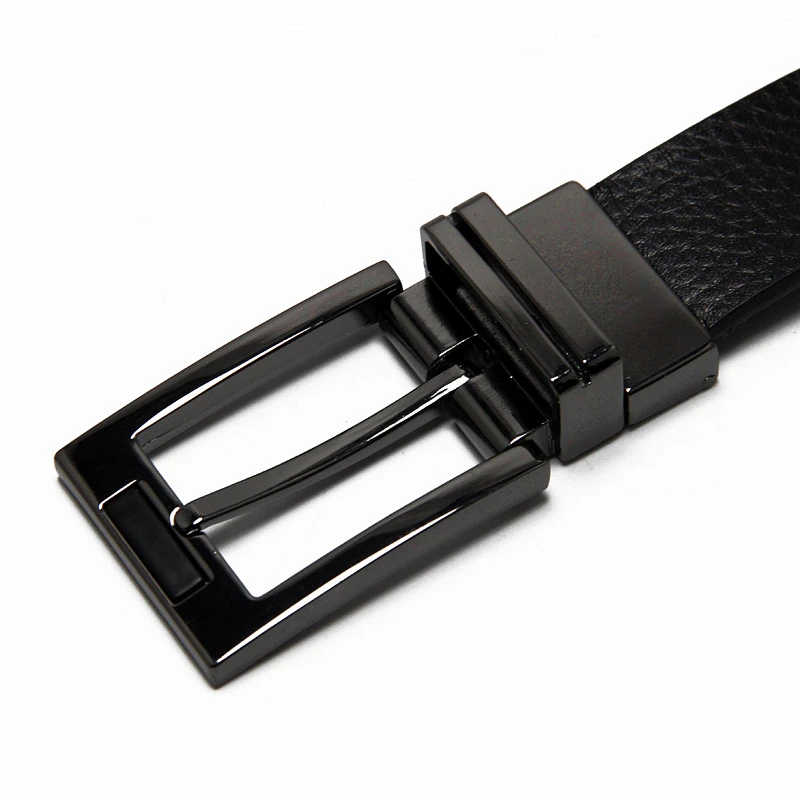 

Revolvable Buckle Belts For Men Formal Business Genuine Leather Belt 2.8CM Belts