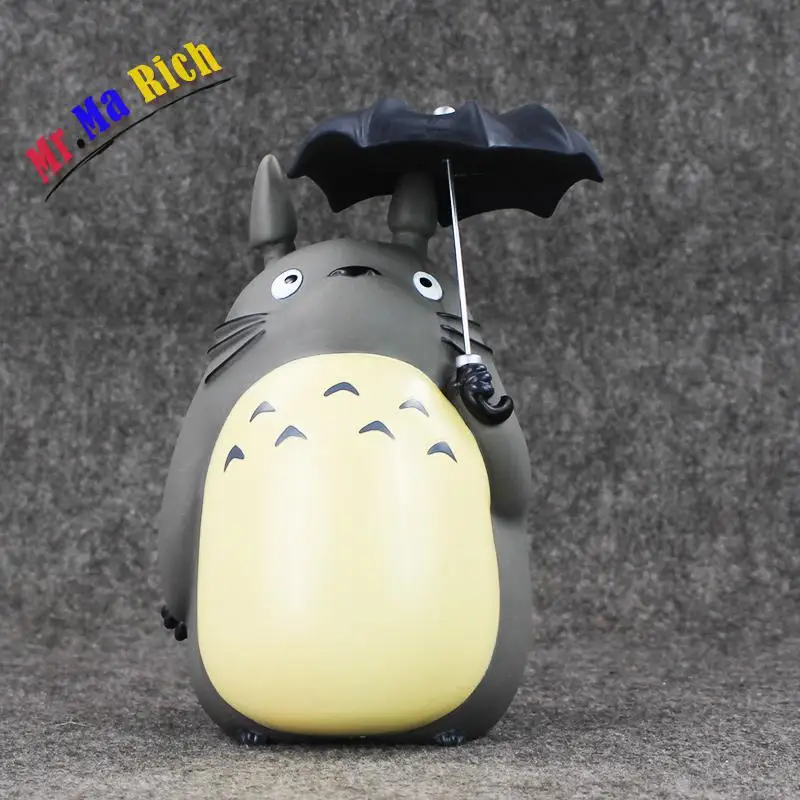 

20 Cm Anime Miyazaki Hayao Totoro Piggy Bank Il Mio Vicino Totoro Figure Giocattolo Con Ombrello Regalo Per I Bambini