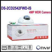 Free shipping Hikvision 4MP Mini Dome camera,DS-2CD2542FWD-IS, security Camera ip Outdoor Waterproof, POE ip cctv camera H.265