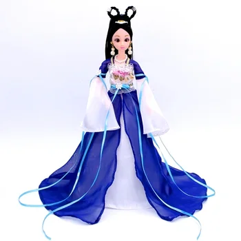

Pretty Fairy Doll Dress Chinese Classical Hanfu Style for 30cm dolls Chinese Ancient Doll Accessories Christmas Birthday Gift