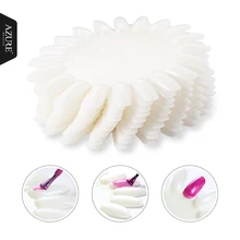 Azure Красота 10 шт./компл. Ложные Nail Практика лак для ногтей Дисплей Дизайн ногтей колеса Акриловая гель Советы DIY инструмента Круглый совета